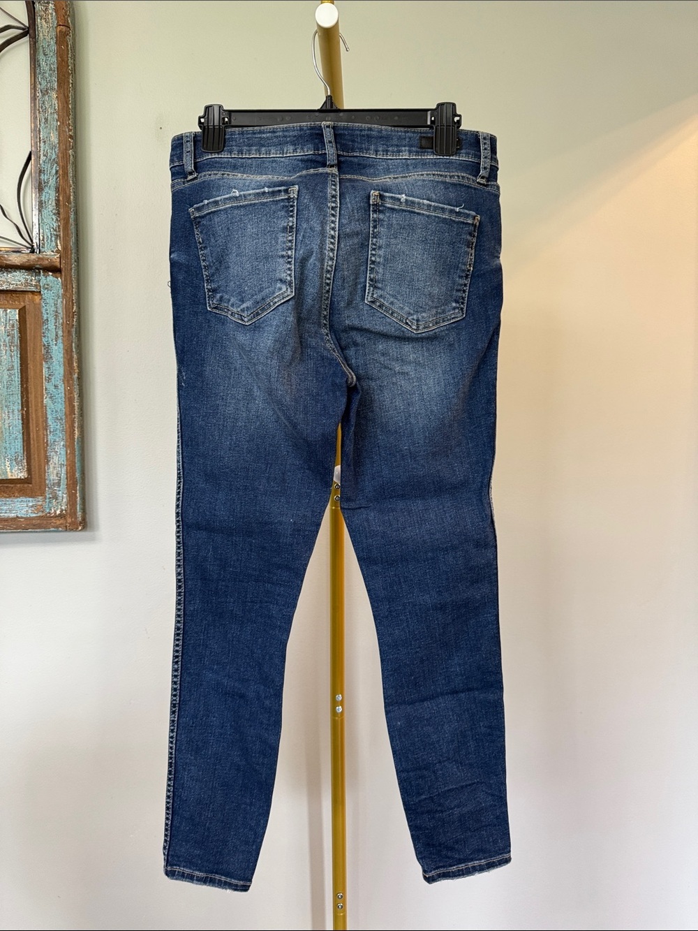Kut from the Kloth Dark Wash High-Rise Button-Fly Skinny ankle Jeans 6 - Picture 7 of 12
